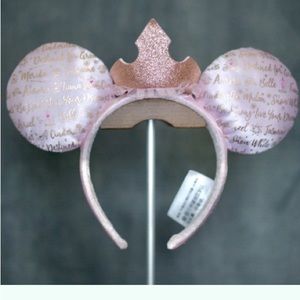 Disney Pink Princess Dream Big ears- Minnie Ear Collection